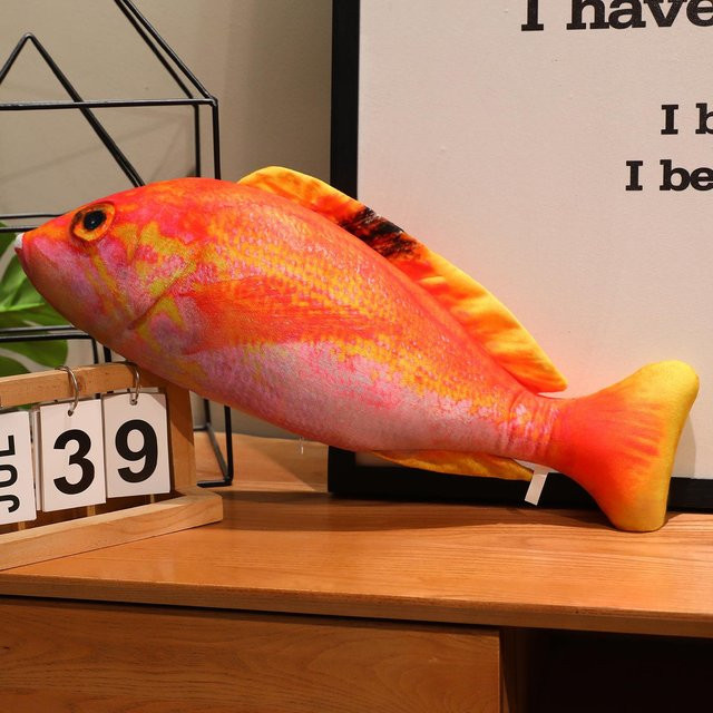 Yiran toy Gelber Doktorfisch Severum Diskusfisch, Plüschtier, 30cm - Bild 1