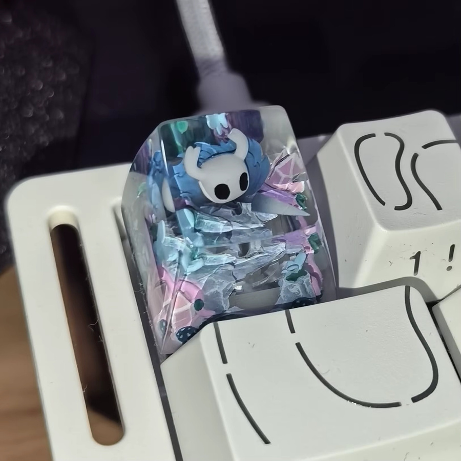 VGN The Hollow Knight Tastenkappe aus Kunstharz, transparent, ESC-Taste für mechanische Tastaturen - Bild 2