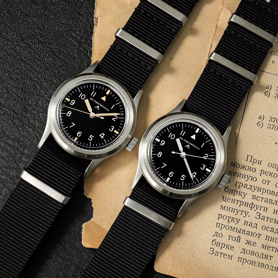Militado Armbanduhr, Quarz, Edelstahl, Saphirglas, 36 mm, Herren - Bild 1