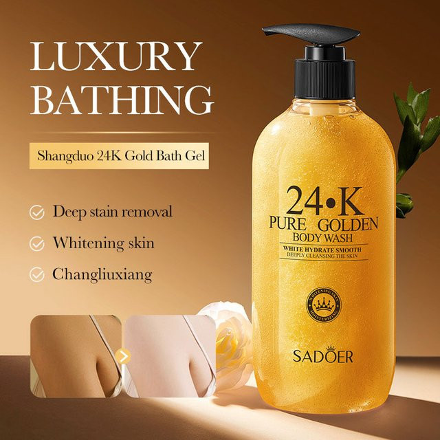 SADOER 24KPure Gold Body Wash, 500 ml - Bild 1