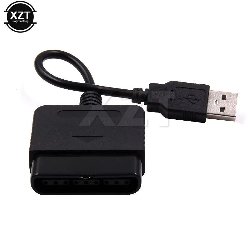 Sony USB-Adapter-Konverterkabel für PS2 zu PS3 PlayStation Controller und PC in Schwarz - Bild 3