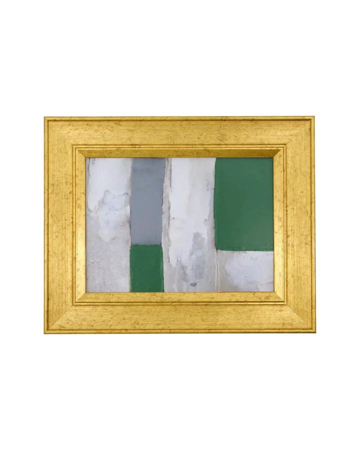 House Doctor Modernes Gemälde Emerald in Beige und Grün, Breite: 30 cm, Höhe: 24 cm - Bild 1