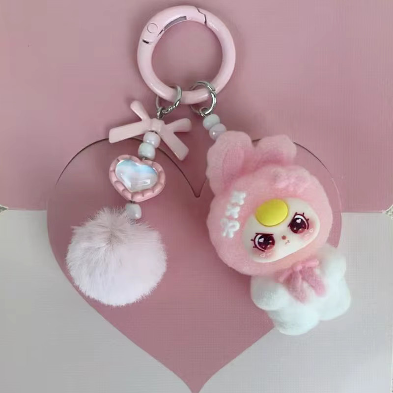 TAKARA TOMY Cartoon-Flockdruck-Anhänger, DIY-Puppe, ab 3 Jahren - Bild 1