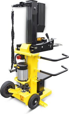 BAMATO Elektro-Holzspalter HO-12PRO vertikal in Gelb mit 107 cm Schnittlänge - Bild 1