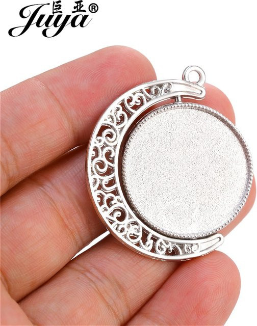 Juya Anhänger, doppelseitige Cabochon Tabletts, Rotierend, Unisex - Bild 1