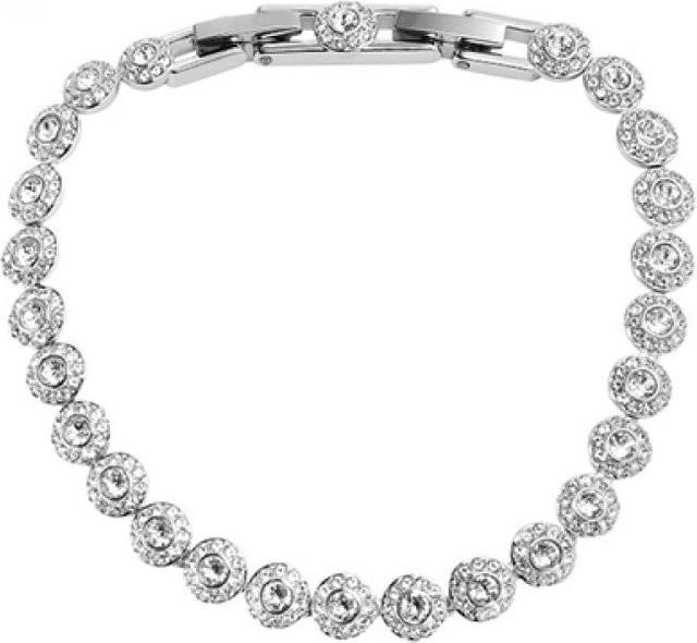 Swarovski Armband, Silber, Weiß, Kristall, Damen - Bild 1