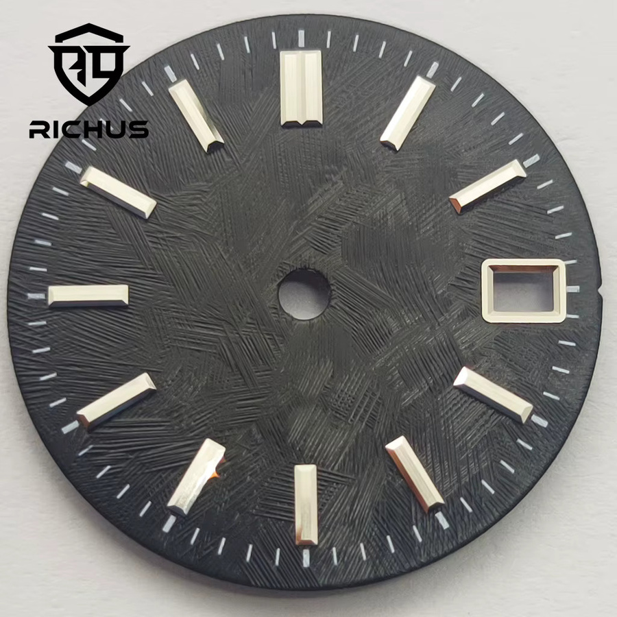 RICHUS Zifferblatt, schwarz, 28,5 mm, Uhrenzubehör - Bild 2
