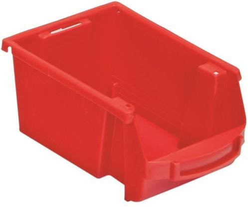 VISO SPACY2R Sichtlagerkasten aus Kunststoff in Rot, B/H/T: 10,1 x 7,0 x 15,7 cm - Bild 1