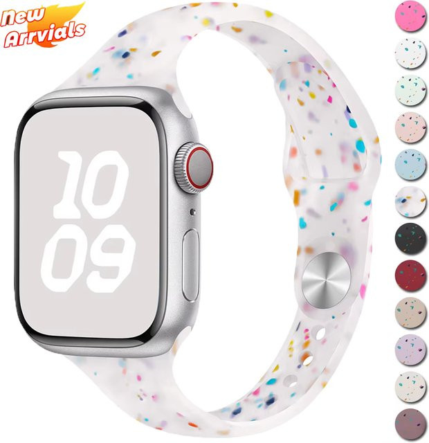 CAOWTAN Uhrenarmband Silikon, Bunt, Unisex - Bild 1