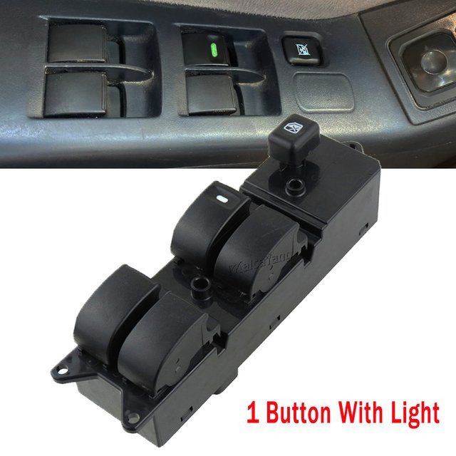 Malcayang Elektrischer Fenster-Mastersteuer Schalter DWS-282 in Schwarz für Mitsubishi Lancer 2016-2018, L200 Sport und Grandis KB4T V73 - Bild 1