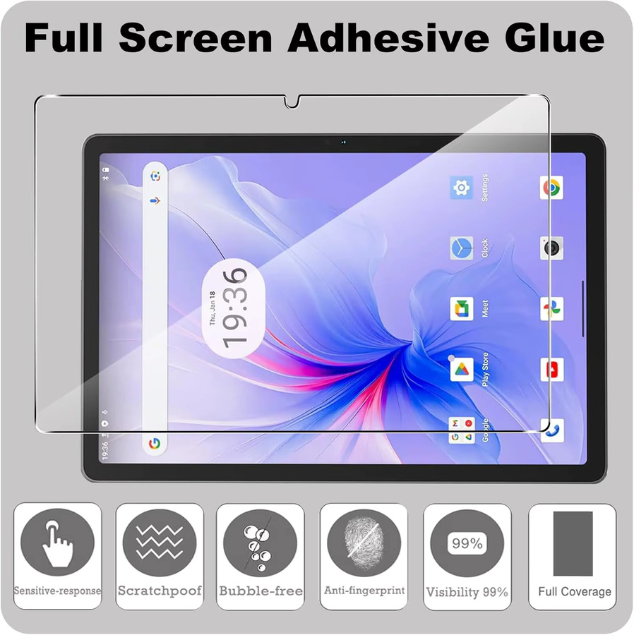 Blackview Tab 16 Pro (11 Zoll) 2024 Schutzglas mit 9H Härtegrad, HD Displayschutz, transparent - Bild 2