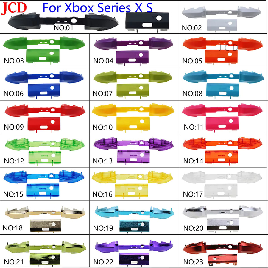 JCD 2 Sets RB LB Stoßstangentasten und Trigger Button Mittelhalter für Microsoft Xbox Series X S Controller inklusive Schraubendreher-Werkzeug - Bild 2