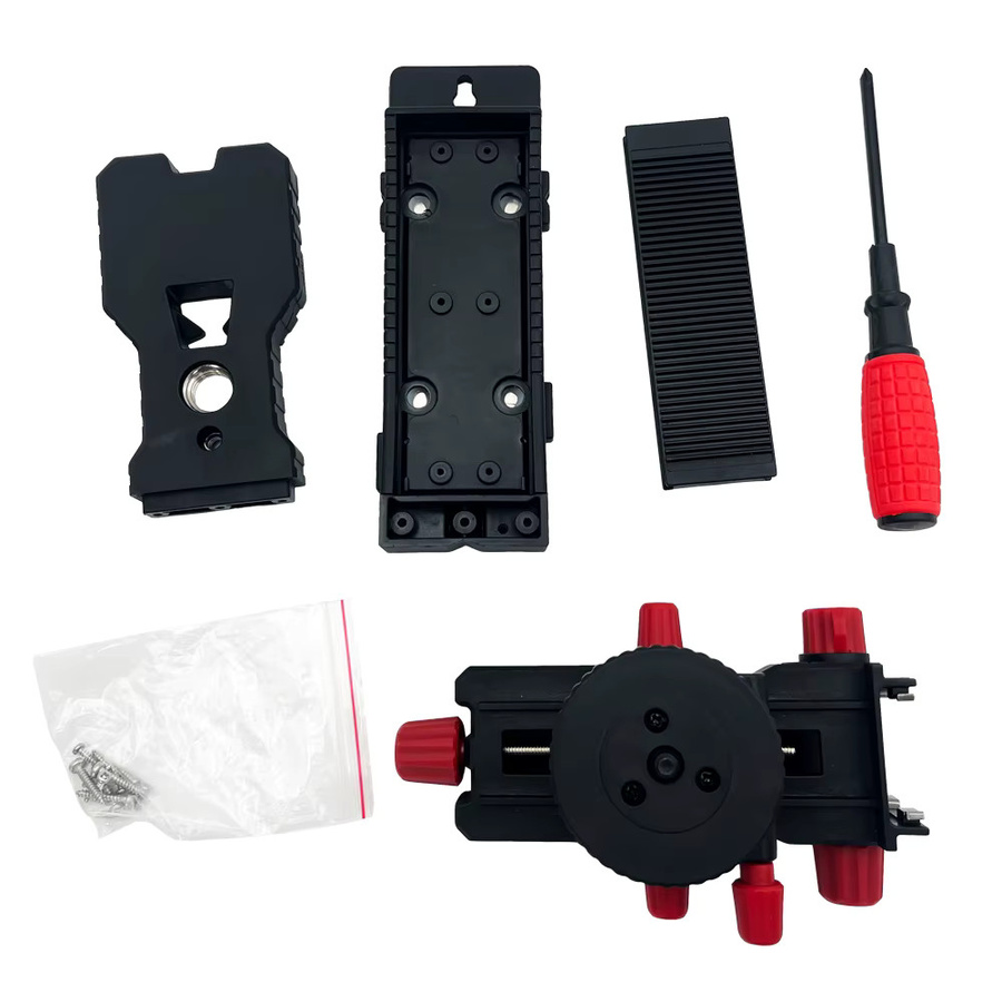 Heipoe DJ1200-A L-förmige magnetische Laser-Nivellierhalterung zur Wandmontage mit 5/8 und 1/4 Zoll Anschluss - Bild 2