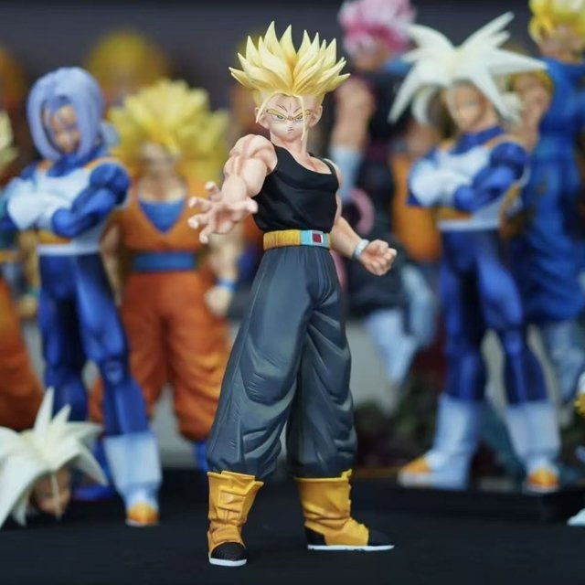 Yiran toy 1 Dragon Ball Trunks Super Saiyan Figur Modell Statue Puppe - Bild 1