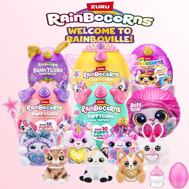 ZURU Rainbocorns Pets Alive, Puppycorn Bunny Fairycorn, Plüschtier, Sammlerpuppe - Bild 1
