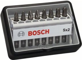 Bosch Schrauberbit-Set Robust Line Sx Extra-Hart 8-teilig Pozidriv - Bild 1