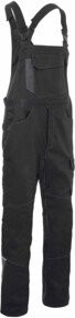 Kübler Latzhose ICONIQ PRO schwarz/mittelgrau mit Reflexstreifen - Bild 1