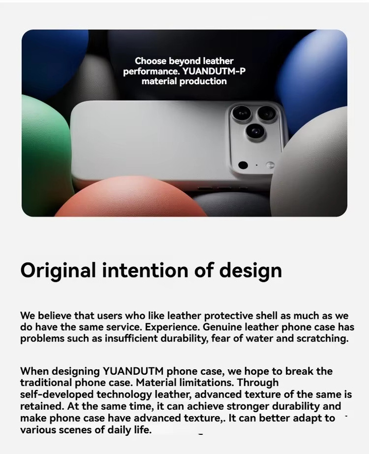 Apple Lederetui für iPhone 17 Pro Max, iPhone 16, iPhone 15, iPhone 14, iPhone 13 Pro mit MagSafe Magnetischem Kabellosem Laden in Braun - Bild 4