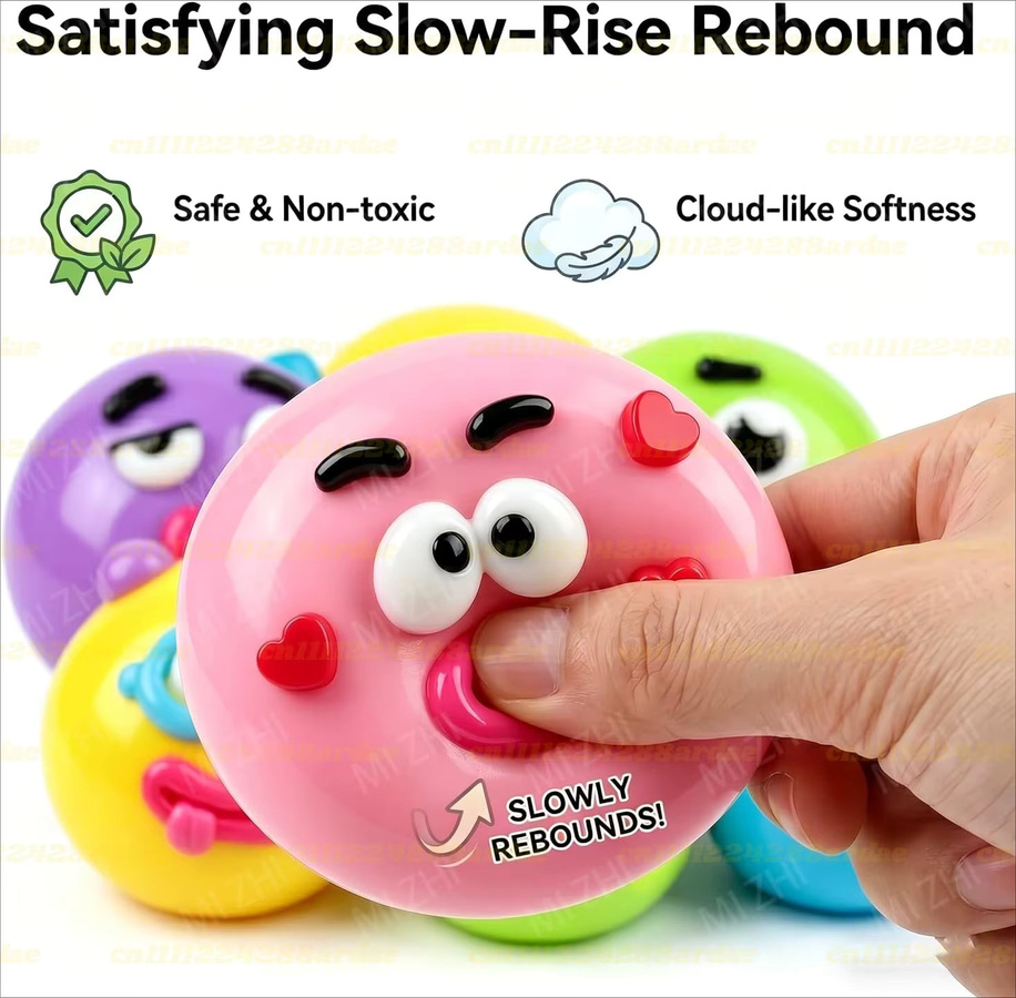 Smushers Hundegesicht-Spielzeug, Squishy, Weicher Formbarer Quetschball - Bild 2