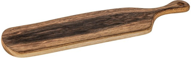 VEGA Servierbrett Burno aus Eiche geräuchert, braun, rechteckig, L: 65 cm, B: 20 cm, H: 2 cm - Bild 1