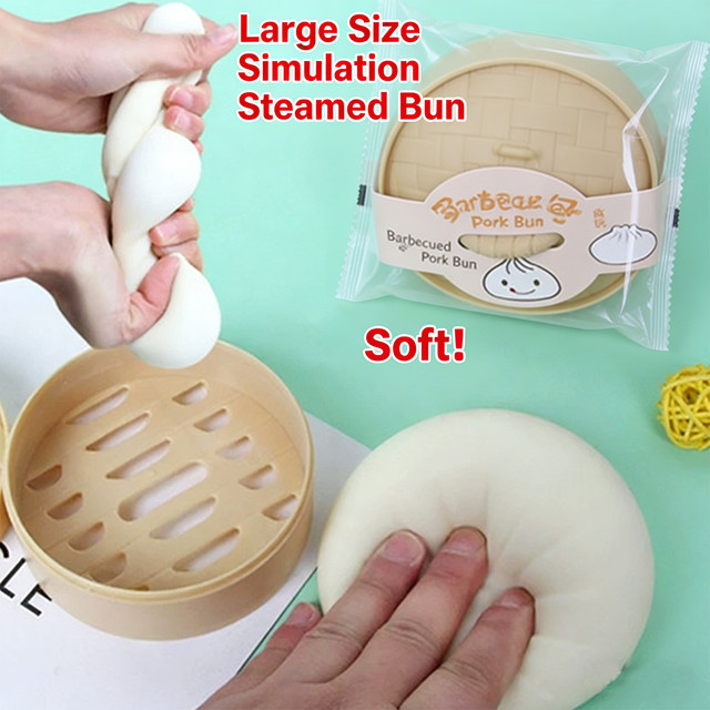 Bunte Dampfgarer-Dumpling-Squishies Stressball, multicolour - Bild 1