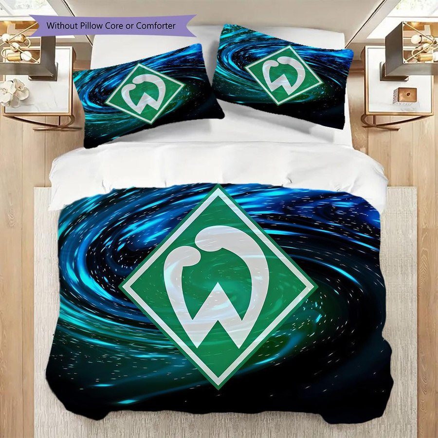 SV Werder Bremen Muster Bettwäsche Set mit Bettbezug und 2 Kissenbezügen B/H: 260 x 240 cm - Bild 3