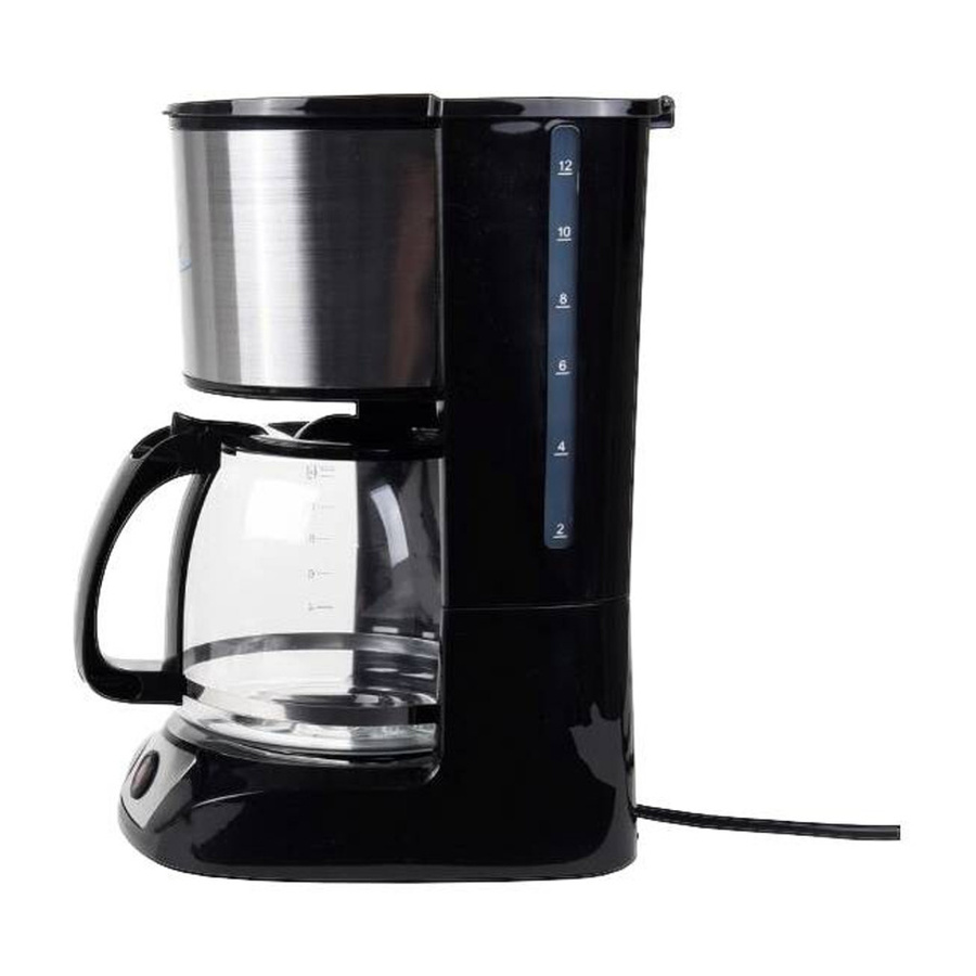 ELTA Germany Kaffeemaschine KME 1000.2 aus Edelstahl in Schwarz und Silber mit Glaskanne und Auto-Shutoff - Bild 3