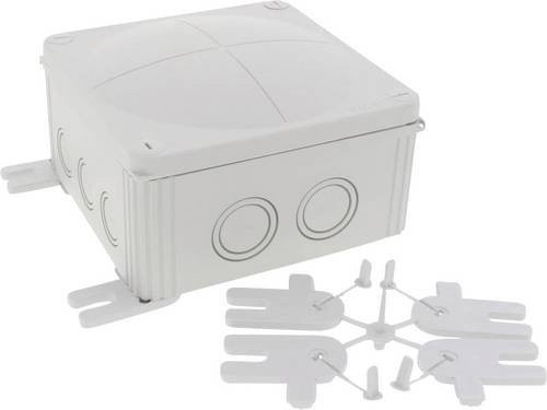 Wiska Außenbefestigung COMBI 10108836 Befestigungssatz halogenfrei aus Kunststoff in Grau, 2 Stück, L x B x H: 12,7 x 8,0 x 2,9 cm - Bild 1