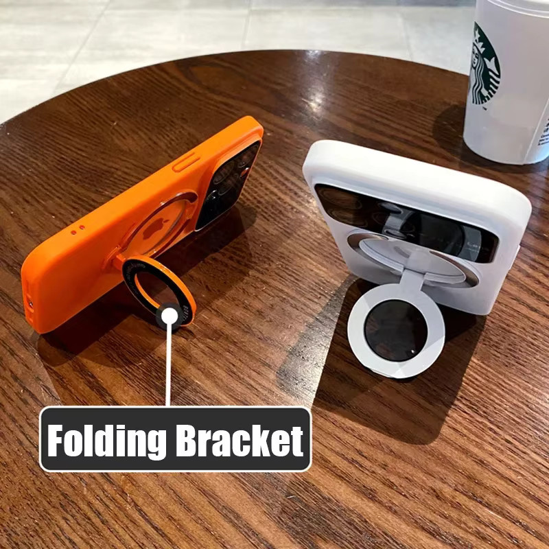 NUCWIN 2-in-1 Magnetische Air Flip-Hülle mit großem Fenster und Linsenschutz für iPhone 15 16 Plus 17 14 13 12 11 Pro Max in Weiß - Bild 2