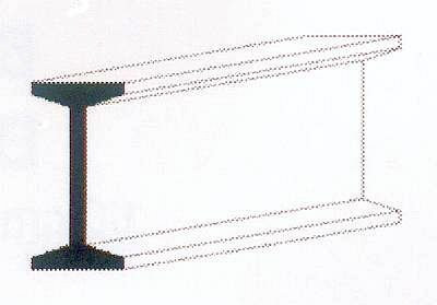 Evergreen I-Profil in Schwarz, 4 Stück, B/H/T: 350 x 1,5 x 1,2 mm - Bild 1