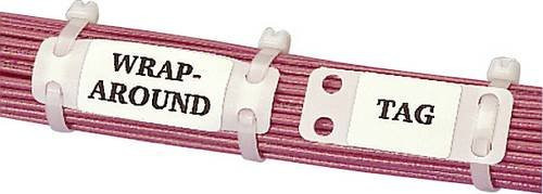 Panduit MP200-C Leitermarkierer in Weiß zur Montage mit Kabelbindern und einer Beschriftungsfläche von 38,40 x 19 mm - Bild 1