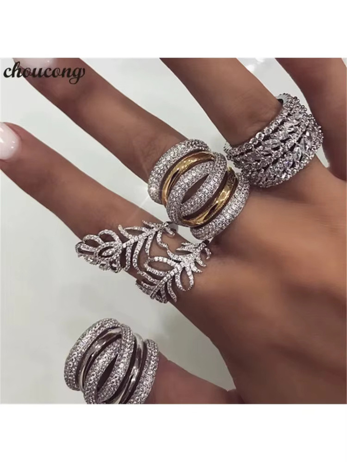 choucong Ring, Weißgold, Diamant, Unisex - Bild 3