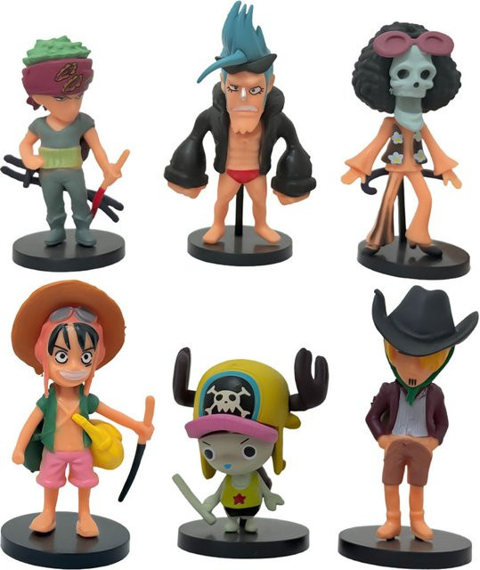 Bandai One Piece Luffy Solon Charaktere, PVC-Modelle, 6-teiliges Set - Bild 1