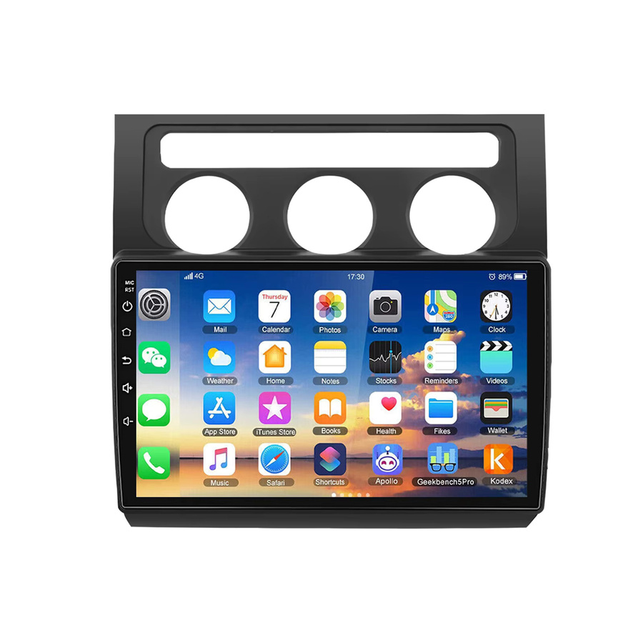 ESSGOO Android 15 Autoradio mit 10 Zoll Display für VW Touran 1T1 1T2 1T3, Wireless Carplay, GPS, Wi-Fi, Bluetooth und Mirror Link in Schwarz - Bild 5