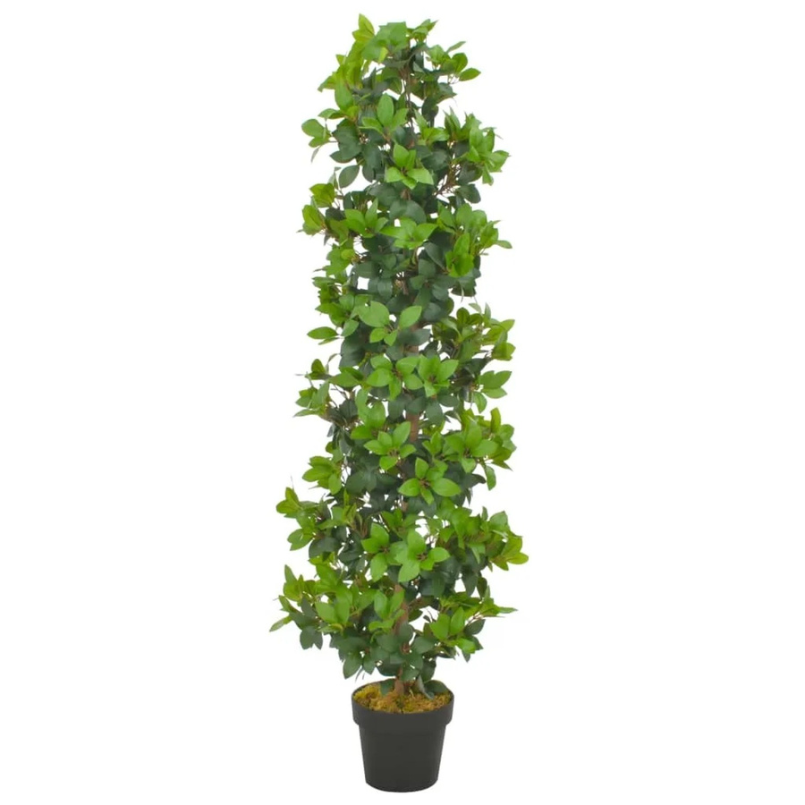 furnicato Künstlicher Lorbeerbaum mit Topf in Grün und Braun, Höhe: 150 cm - Bild 2