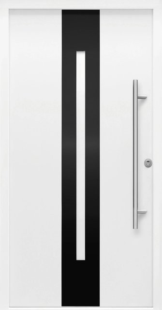 Splendoor Sicherheits-Haustür ThermoSpace Prime Dublin RC2 Komfort in Weiß mit Glaseinsatz B: 100 cm, H: 210 cm - Bild 1