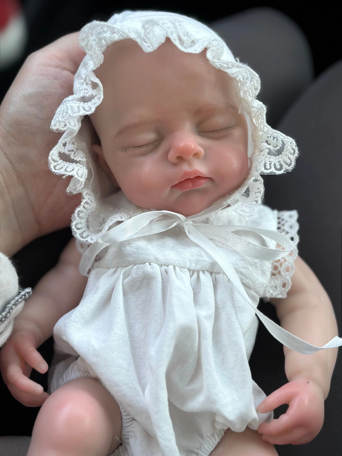 Saskia Silikonpuppe, Mädchen, Silikon, Weiß - Bild 5