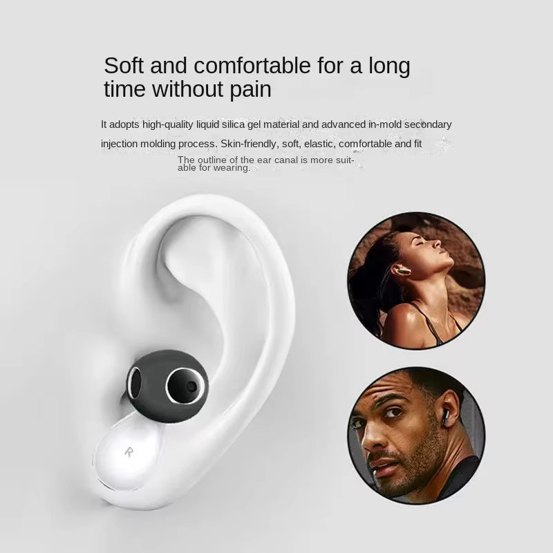 Silikon-Ohrstöpsel für Huawei Freebuds 5 in Weiß, Anti-Drop Schutz und Geräuschreduzierung für In-Ear Kopfhörer - Bild 2