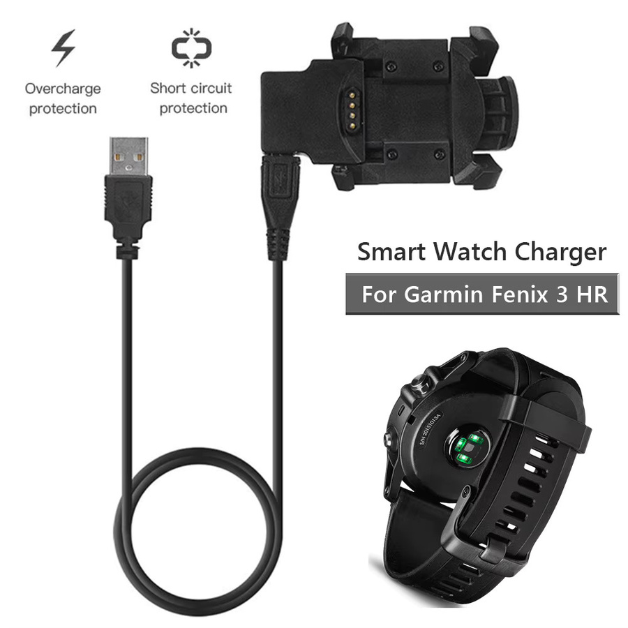 Garmin Schnellladestation mit Clip, Silikon, Schwarz, Fenix 3, Fenix 3 HR - Bild 2