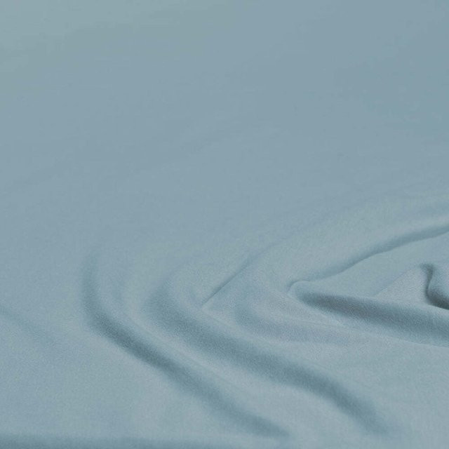 Decoper Mako-Feinjersey Spannbettlaken aus 100% Baumwolle, Farbe: Hellblau, Breite: 120 cm, Länge: 200 cm - Bild 1