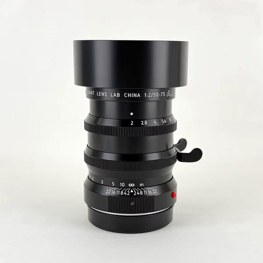 Light Lens Lab 75mm F2 SPII Objektiv Manueller Fokus Vollformat Aluminium Schwarz Lackiert für Leica M M6 M7 M9 M10P M11 M240 - Bild 2