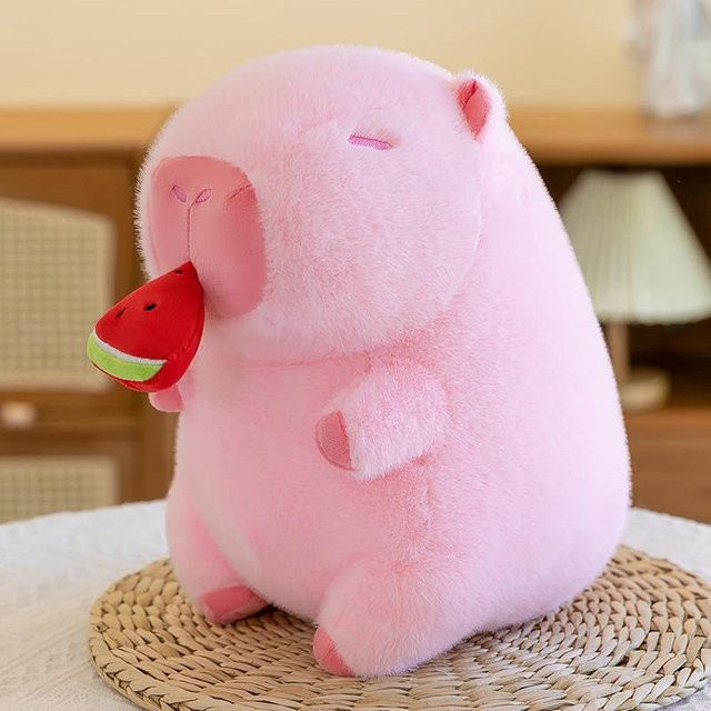 Joyful toys Kapibara Plüschtier, Wassermelone Erdbeere, Stoffpuppe - Bild 1