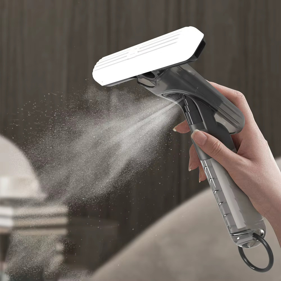 Untior Mini Squeeze Spray Mop in Grau für die Reinigung von Küche, Auto, Schreibtisch und Glas - Bild 2