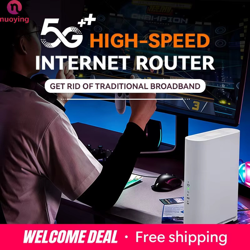NUOIYING WiFi 6 5G CPE AX1800 Router in Weiß mit SIM-Kartensteckplatz und Dual-Band Unterstützung - Bild 2