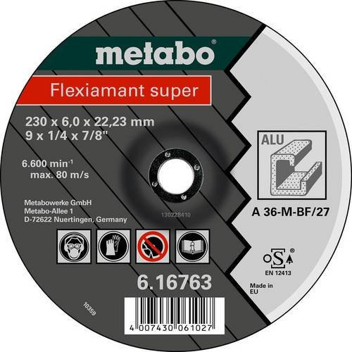 Metabo Schruppscheiben gekröpft für Metall, 10er Pack, Bohrungs-Ø 22,23 mm, Mehrfarbig - Bild 1