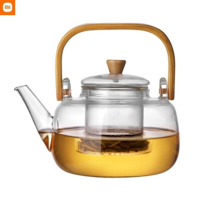 Xiaomi Glas-Teekanne mit Infuser, hitzebeständig, grau, 1 l - Bild 1