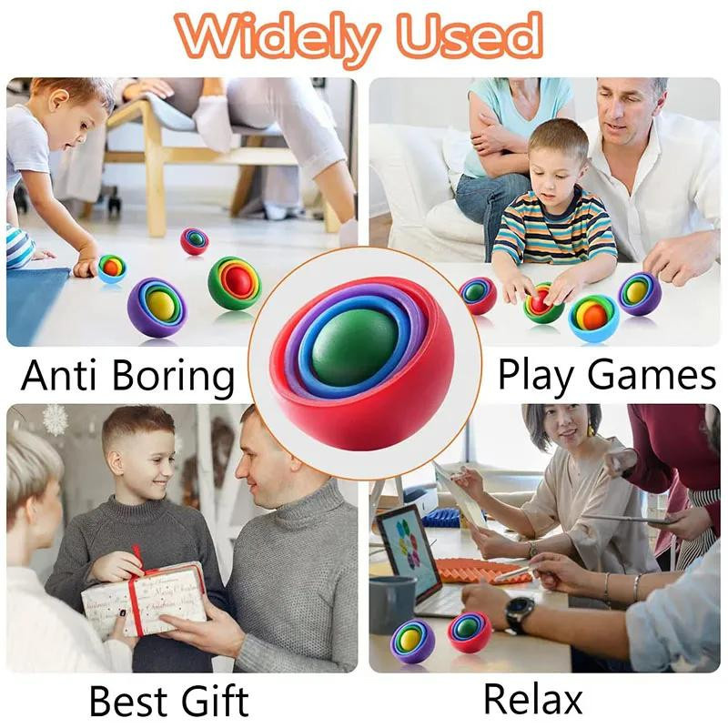 XDR 3D Rotationskugel Fidget Kreisel Sensorisches Spielzeug - Bild 4