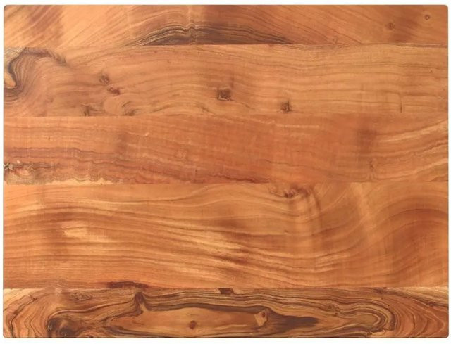 vidaXL Tischplatte aus Akazien-Massivholz, rechteckig, braun, B/T/H: 80 x 60 x 3,8 cm - Bild 1