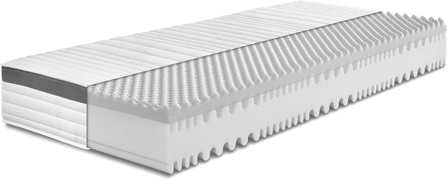 BADENIA TRENDLINE 7-Zonen XXL-Komfortschaum-Matratze mit Noppenschaum-Auflage und Wendefunktion, H4, B: 90 cm, L: 190 cm - Bild 1