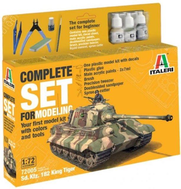 Italeri King Tiger, Fahrzeug, 1:72 - Bild 1